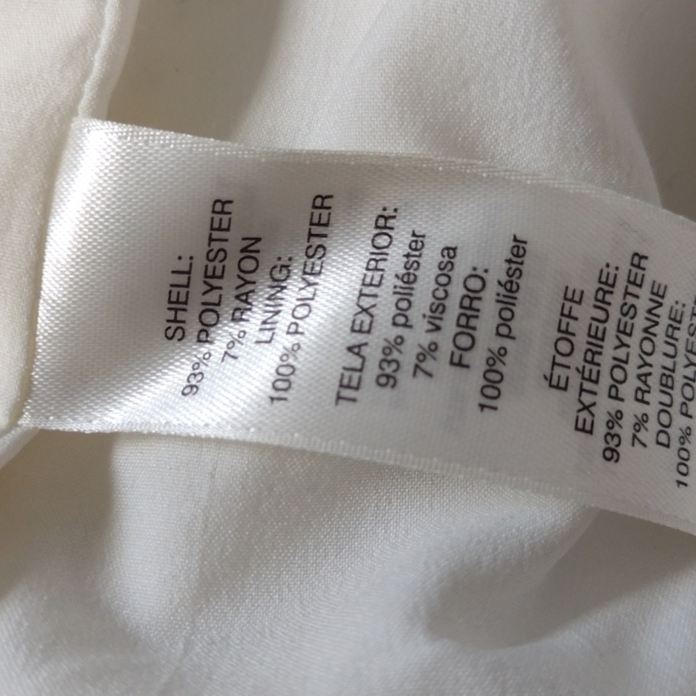 Chico's white corduroy coat - Picture 7 of 8